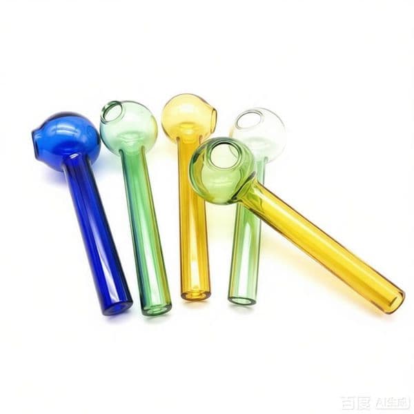 Portable Colorful Mini 7cm glass oil burner Pipes Cheap Water Hand straw tube nails Pipes for smoking