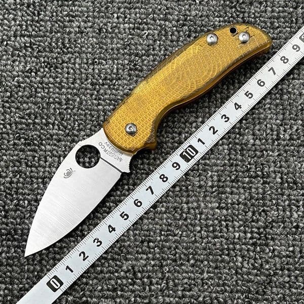 C123 PEI folding for outdoor camping, wilderness survival, high hardness pocket tool knife