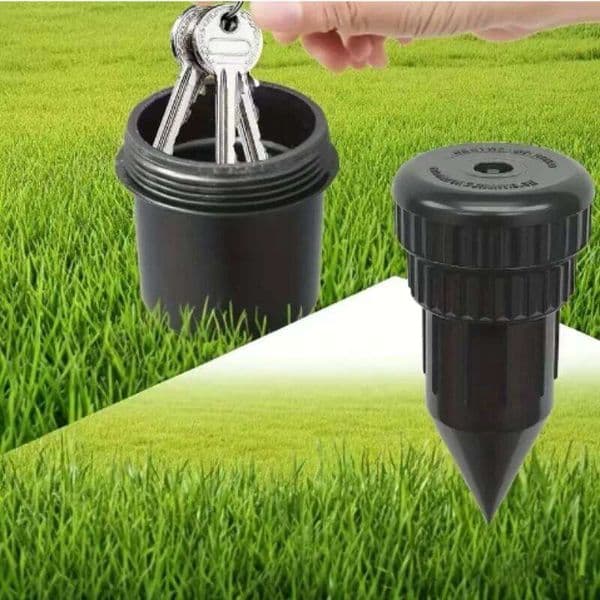 1-3pc Hider Realistic Underground Watering Can Key Safe No Battery Needed Durable Plastic for Outdoor Garden Security