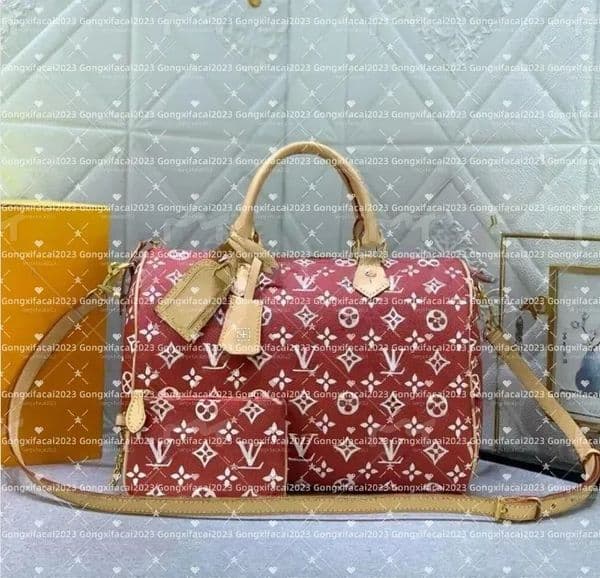New Top quality speedyity30 Womens crossbody shoulder bag designer handbag mirror quality leather chain bags expensive tote Pillow bag tote Luxury bag wallet 15a