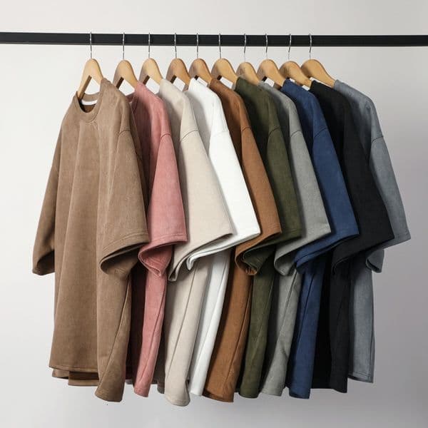 Premium Designer Men Vintage Washed T Shirt Retro Solid Color Round Neck Short Sleeve Loose Fit Streetwear Daily Holiday Outdoor Fashion Casual Tops