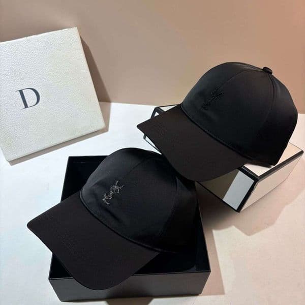 Italian French-style minimalist acetate baseball spring-summer fashion versatile black casual cap, everyday street-style duckbill cap