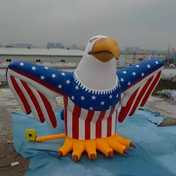 Free delivery Outdoor Giant Inflatable Eagle Model Hawk Animal Cartoon Mascot Balloon For Advertising