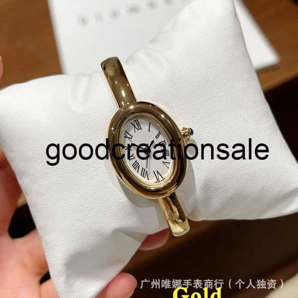 Designer C watch Hot Selling Same Style Womens Bathtub Bracelet Watch Roman Numerals High-end Elegant Quartz Watch 3EIT
