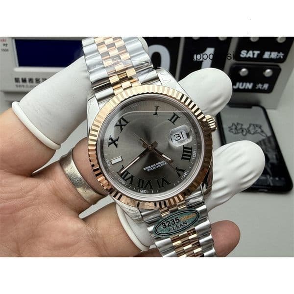 Top quality date just watch mens watch super clone watches 3235 mechanical movement designer watch sapphire glass 904L steel 41mm 36mm with box QDLG