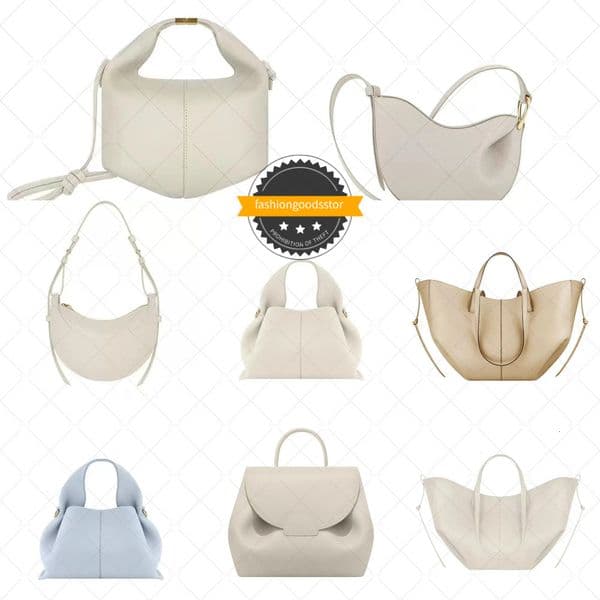 Luxury Designer Bag cyme bag Tote Bag Half Moon Bag Smooth Leather Shoulder Bag Black Tote Underarm Bag Fashion Women Cross Body Bag Mini Purse