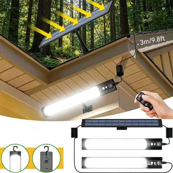 Solar Flood Light Outdoor LED 1/2Head Street Lights Waterproof Dusk to Dawn Wall Mount Lamp Motion Sensor Security Camping Lamps