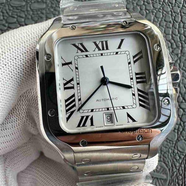 Top quality santo watch mens watch super clone watches 1847MC mechanical movement sapphire glass 316L steel 39.8mm 35.1mm with box WAN3