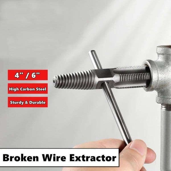 5pcs/6pcs Wire Fine Tooth Head Screw Removal Faucet Broken Thread Extractor Screwdriver Tool