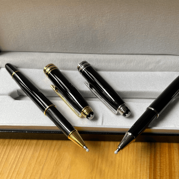 German Brands Designer gift ballpoint pen Luxury MB Black gold Pens Montblancs Pens Black Silver Fountain Pens - Exquisite Elegance in Gift