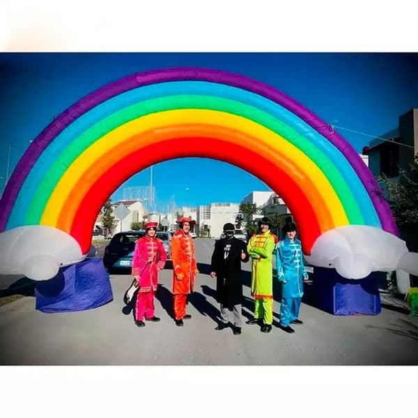Free delivery Wedding and Party Inflatable Rainbow Arch - Easy Setup with Included Blower