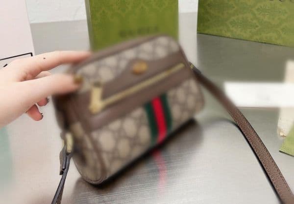 Shoulder Bags Top Designer Mini Nano Shoulder Bag Women Leather Denim Crossbody Luxury Brands Embossed Tote Purse Brown Flower Handbag Designer Bag 123GLFC
