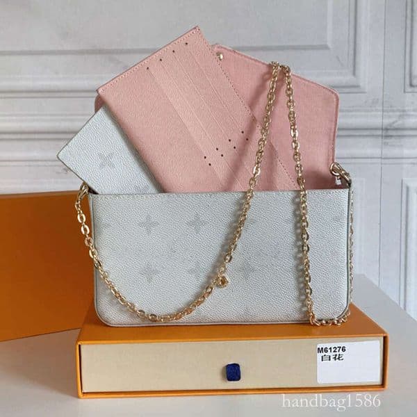Luxurys Designer Bag Women Handbag Favorite Multi Accessories 3 Pcs/set Woman Crossbody Purse Flowers Shoulder Lady Leather Messenger Bag m45631 08