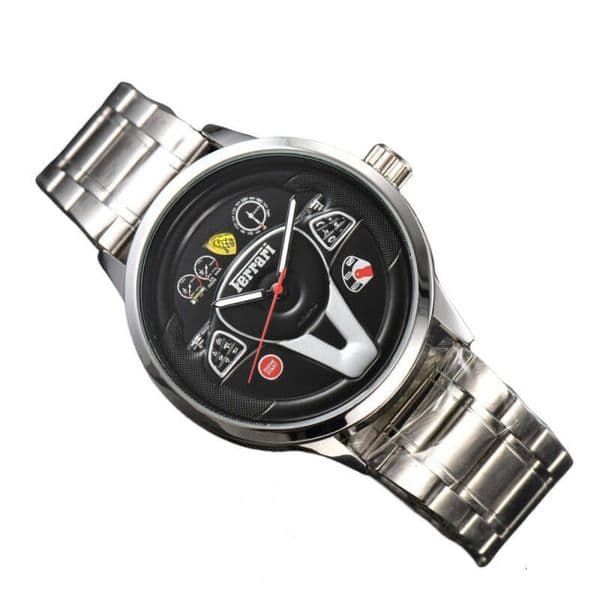Designer Men's Watch 2026 Leather Strap Farra Watch, Three-Hand Decoration Casual Business Men's F1 Racing Watch super clone watch Best-selling luxury wristwatch
