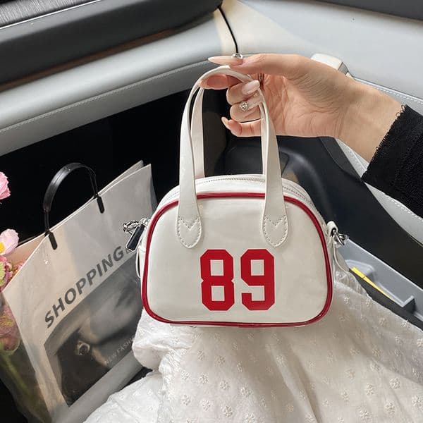 American Sports Hot Girl Style Women's Internet Celebrity Trend Bowling Handbag Fashion Casual Shoulder Crossbody Bag
