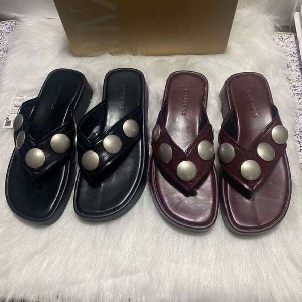 ZA2025 Summer Women's Sandals for Outdoor Wear 2025 designer sandals slippers New Height-Increasing Vacation Beach Shoes Thick-Soled Flip-Flops