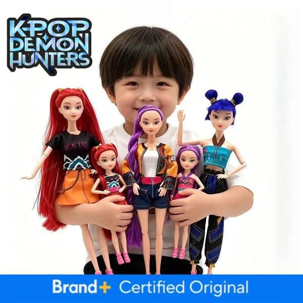 30Cm Doll Toys Kpop Demon Hunters Action Figure Rumi Mira Zoey Beautiful Princess Baby Girl Dolls Plastic DIY Toy For Girls