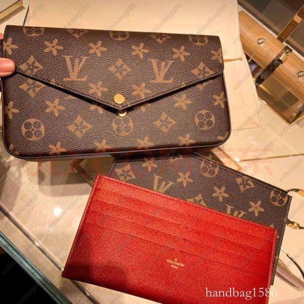 handbag1586 Luxurys Designer Bag Women Handbag Favorite Multi Accessories 3 Pcs/set Woman Crossbody Purse Flowers Shoulder Lady Leather Messenger Bags 99 12