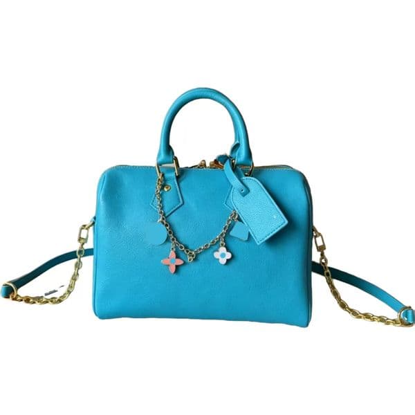 Sophisticated Ladies' Pastel-Toned Embossing Leather Tote with Detachable Shoulder Strap Option XA011