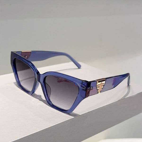Free shipping New Style High-End Fashion Cat Eye Personality Casual Versatile Large Frame Slimming Sunglasses for Men and Women