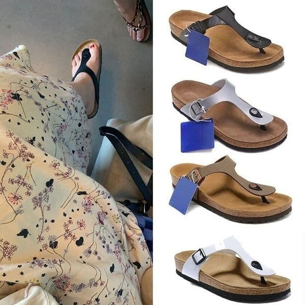 B Designer Shoes Fashion Clogs Sandals Clog Slippers Cork Flat High Quality Footbed Women Men Suede Genuine Leather Slide Casual Trainers Flip Flops Gift Size 35-46