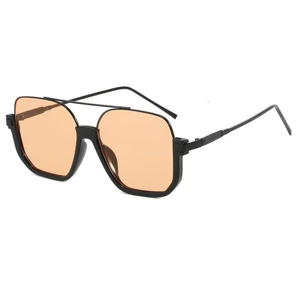 Free Shipping No Makeup Double Bridge Large Anti-Blue Light Retro Glasses Ins Half Frame Square For Women Internet Celebrity Street Style Sunglasses