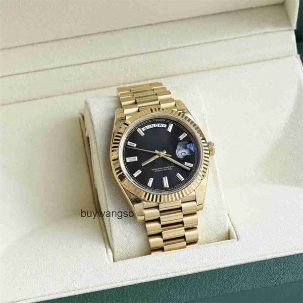 Top quality day date watch watches mens watch super clone watches 3255 mechanical movement designer watch sapphire glass 904L Steel 40mm with box JSS1