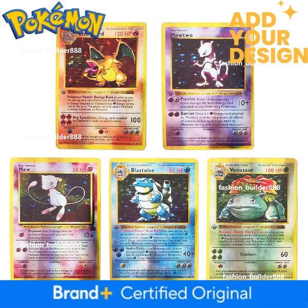 Pokemon Cards Pikachu and Charizard VMAX Cards