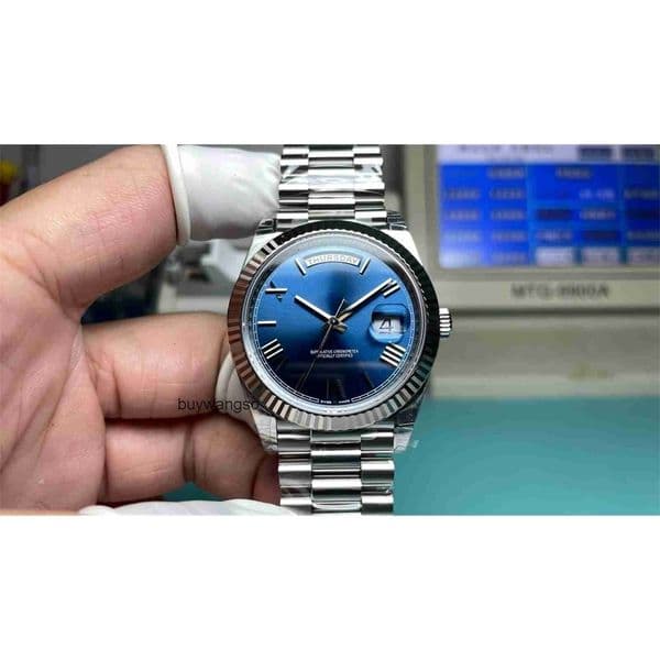 Top quality day date watch watches mens watch super clone watches 3255 mechanical movement designer watch sapphire glass 904L Steel 40mm with box KD98