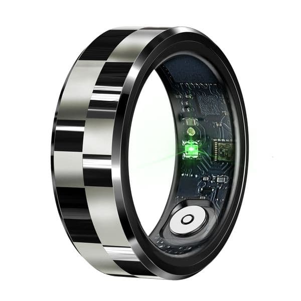 New R Smart Ring With Charging Case Heart Rate Blood Pressure Blood Oxygen Health Monitoring Smart Ring modes sleep dynamic tracker Smart Ring