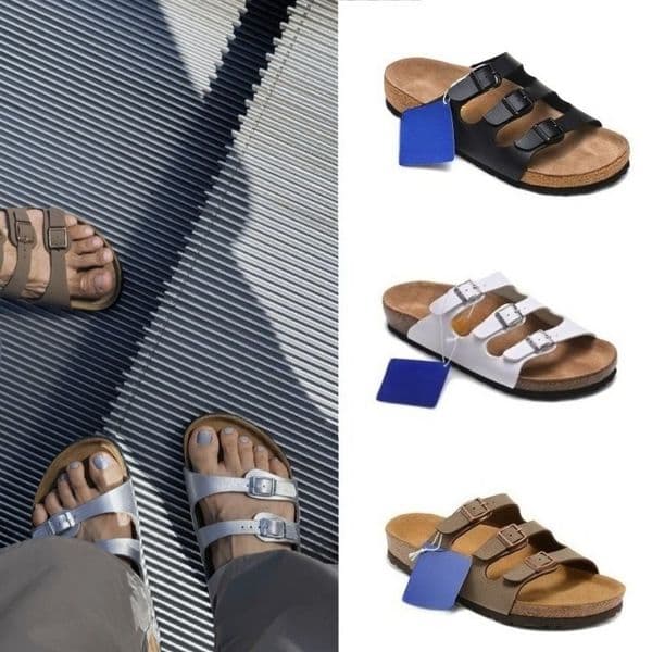 B Designer Shoes Women Men Fashion Clogs Sandals Clog Slippers Cork Flat High Quality Footbed Suede Genuine Leather Slide Casual Trainers Flip Flops Gift Size 35-46