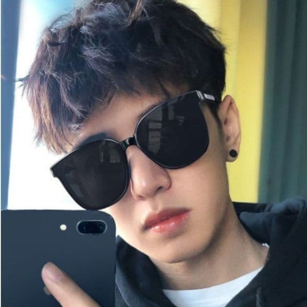 Free Shipping New Large-Frame Trendy Sunglasses, Popular With Male Influencers, Street Style Fashion, UV Protection For Women And Men