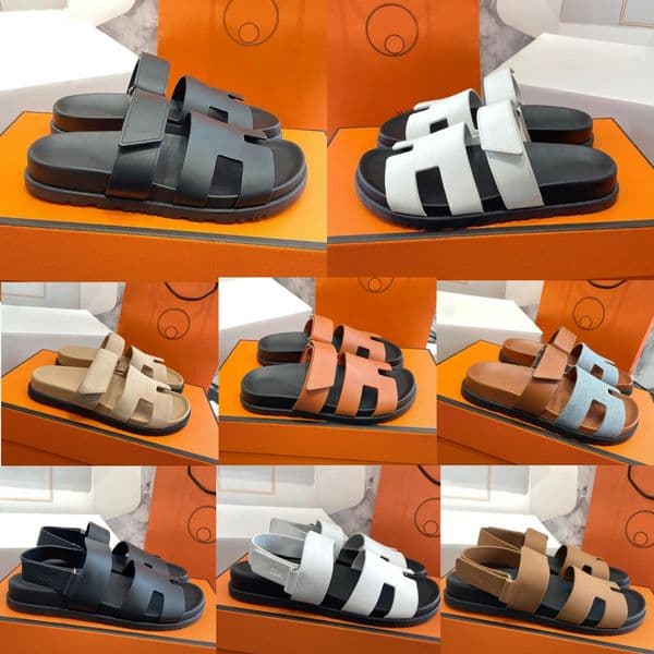 Chypre sandals with box designer sandals classic fashion slippers oran sandals top notch slipper luxurious outdoor leisure vacation beach flat fashion sandals 002