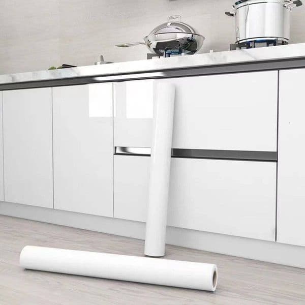 80Cm Width Vinyl Wallpaper Marble Waterproof Wall Stickers Bathroom Table Kitchen Self-Adhesive Sticker For Furniture Decor