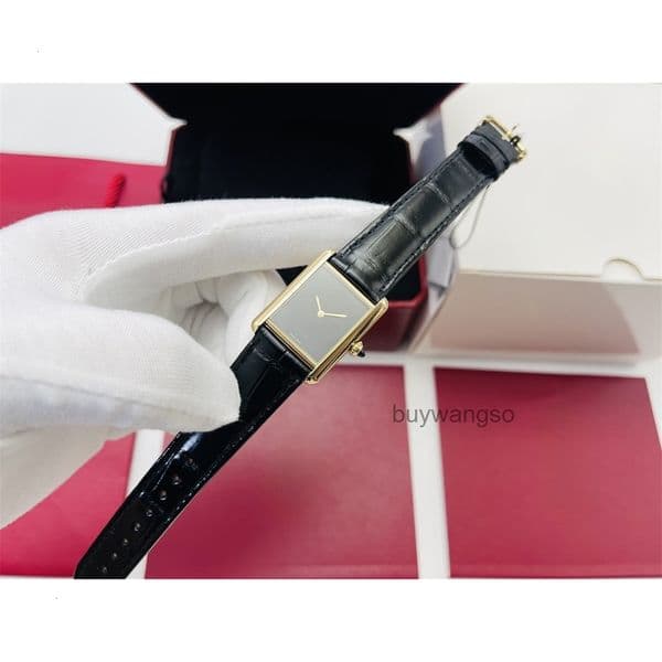 Top quality tanks watch womens mens watch designer watch super clone watches swiss quartz movement sapphire glass leather strap 22mm 25.5mm with box 2HXR