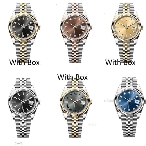 N01 Movement Watch High Quality Men's and Women's Watch 31mm 36mm 41mm Mechanical Movement 28mm Quartz Movement 904 Steel Chain Sapphire Mirror 40