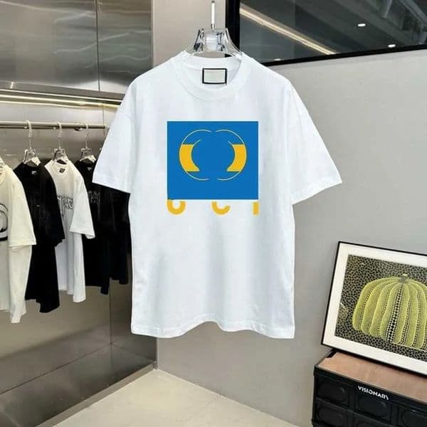 Mens Designer gg T Shirt Designers Shirts Womens g Tshirts Tee Ladies Fashion Tshirt Man Luxury Casual 100% Pure Cotton Summer Short Sleeve Streetwears A01