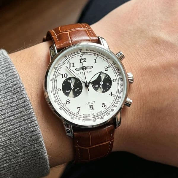 New Fashion Zeppelin Watch Number Hindenburg Series Quartz Movement Men's Watch Retro Business Casual Watch