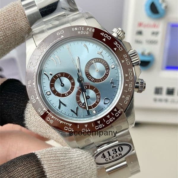 Top quality dayton watch day tona mens watch super clone watches 4131 mechanical movement designer watch sapphire glass 40mm 904L steel with box JETR