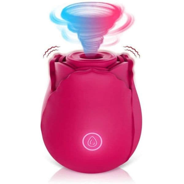 Rose Vibrator Clitoral Sucking Intense Suction Tongue Lick Clit Stimulator Nipple Massager Adult Toys For Woman Oral209
