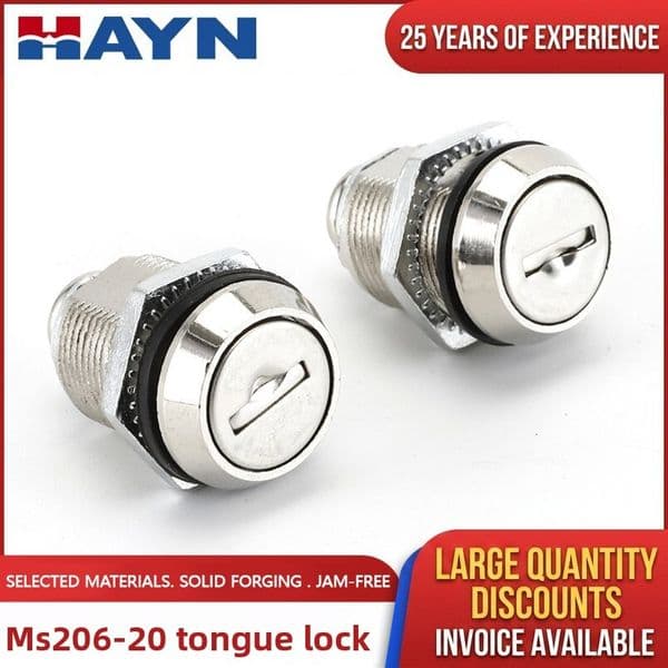 Mechanical equipment panel cam chassis bevel cylindrical lock, keyed linear lock for electrical cabinet doors
