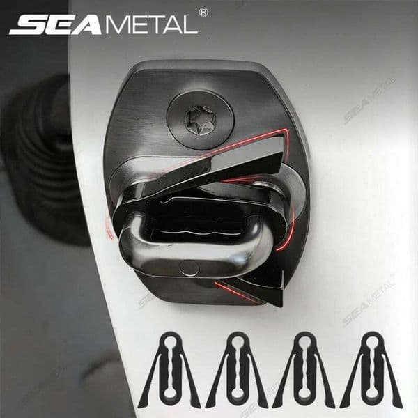 SEAMETAL Upgraded Shock Absorber for Side Soft Silicone Car Door Buckle Cushion Soundproof Anti-Vibration Buffer Pad