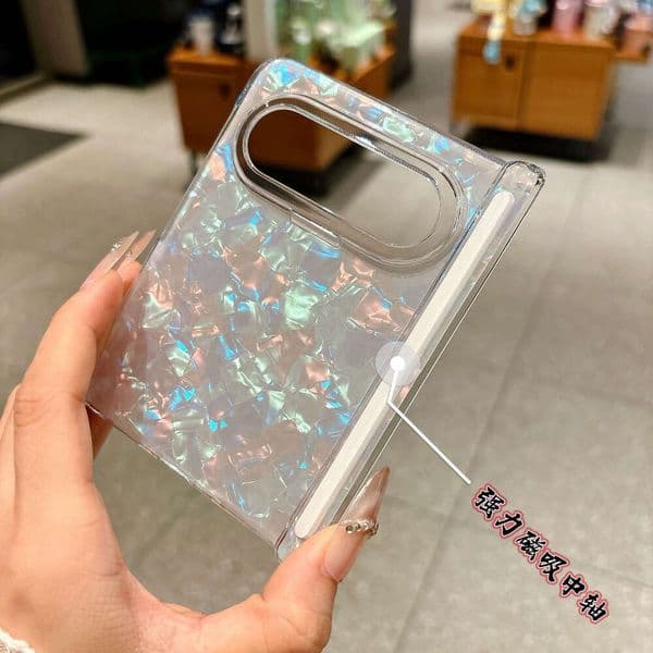 Suitable for Huawei PuraXMax phone case, foldable screen protective cover, magnetic hinge, full protection, anti-drop, popular with female influencers