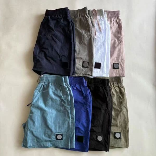 Designer Shorts Luxury Embroidery Mens Metal Nylon Shorts Street Sports Shorts Quick Drying SwimWear Man Beach Shorts M-2XL111