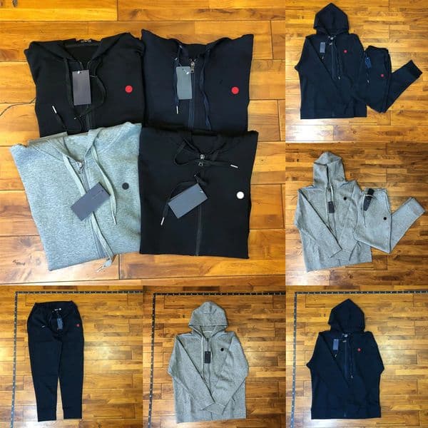 Designers Mens Ralphlarunes Tracksuits Fashion Sweatshirts High Quality Suits Brand Womens Jackets Hoodies Sportswear Size S-XL