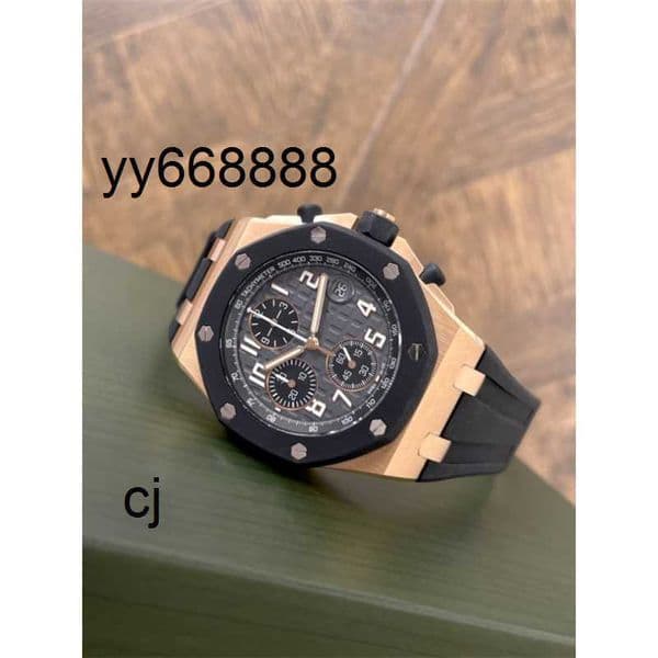Luxury Watches RoyalOak Offshore Series 18k Rose Gold Mens Wat Automatic Mechanical Watch cygood TJ29