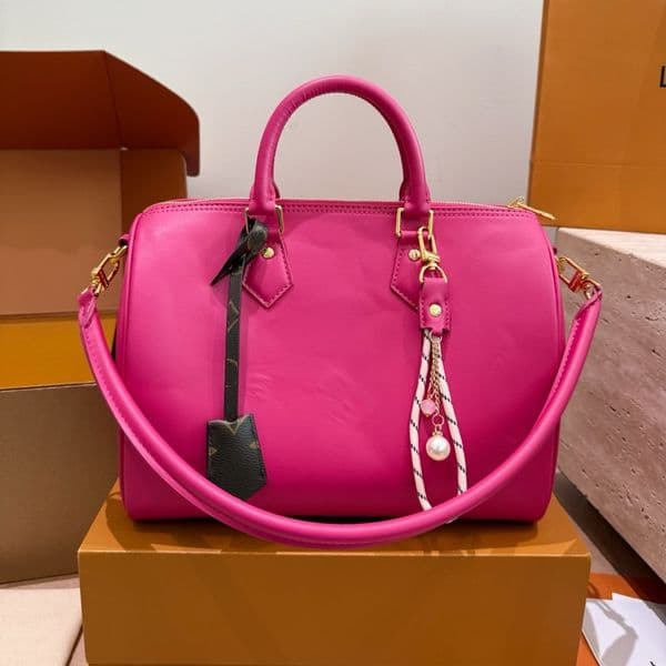 26SS New Pillow Bag Handbags Designers Bag Colorful Flwoer Leather Handbag Shouder Crossbody Bag Womens Fashion Handbags Daily Commute Business Travel Bag 30CM