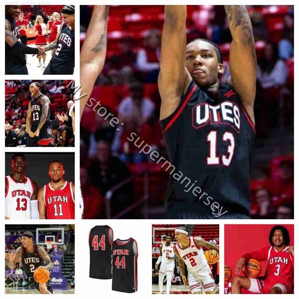 2025-26 Utah Utes College basketball Jersey S-4XL Abbey Brown Dawes Faye Hayes Howard Huang Jackson III McHenry Okonkwo Patrick Sanders Traore Men
