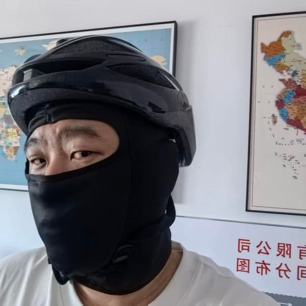 Customizable logo riding mask high quality Balaclava hat windproof and sunproof breathable full-face ski mask motorcycle hood manufacturer wholesaler