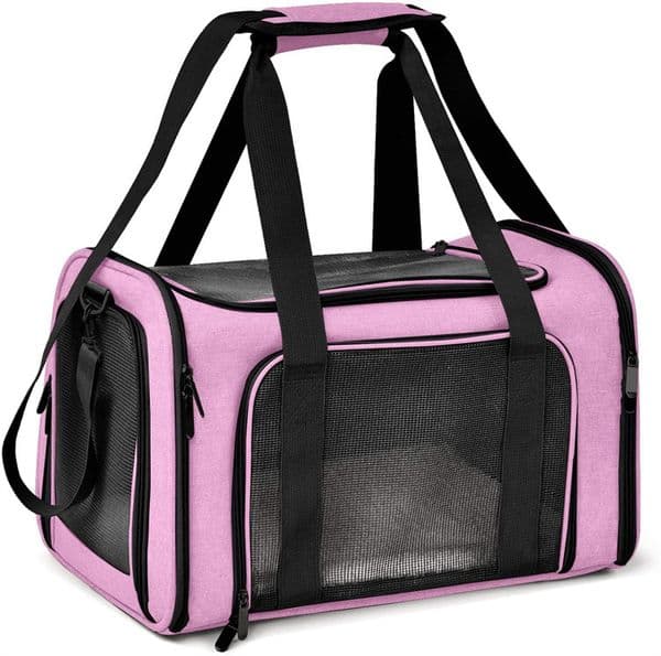 Durable Cat Backpack Harness Lightweight & Easy-to-Carry Animal Transport Pouch
